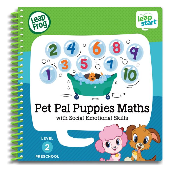 LEAPFROG Leapstart Book - Pet Pal Puppies Math with Social Emotional Skills